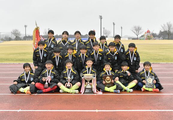 優勝した栃木ＳＣ　Ｕ12