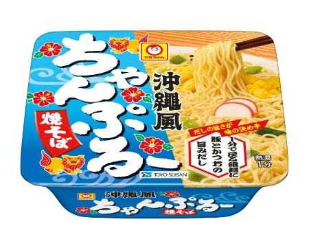　東洋水産の「マルちゃん　沖縄風ちゃんぷるー焼そば」