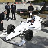 新フォーミュラマシン「MEF」を栃木県庁でお披露目　鹿沼のイケヤフォー…