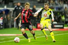 フランクフルトの堂安はフル出場