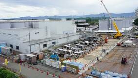 原発処理水タンク１２基解体完了