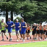 世界陸上ウクライナ選手団が大田原で陸上教室　「いつか私も代表選手に」　那須塩原で応援の集いも