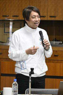 「平時の活動が準備体操」と語る森谷さん