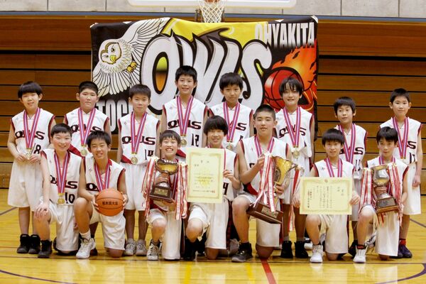男子優勝の大谷北ＯＷＬＳ