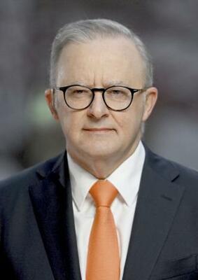 　オーストラリアのアルバニージー首相（ゲッティ＝共同）