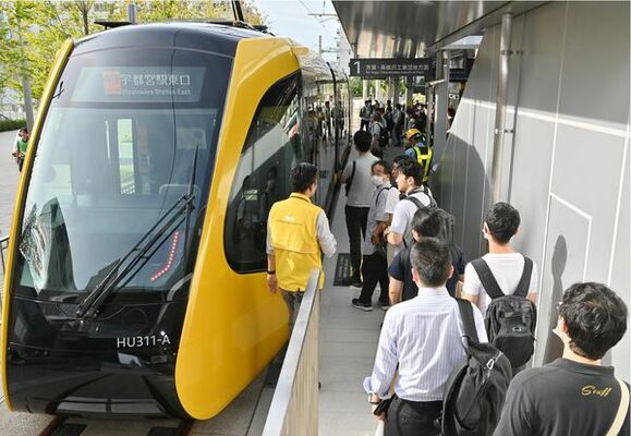 宇都宮ライトレールが運行するＬＲＴ