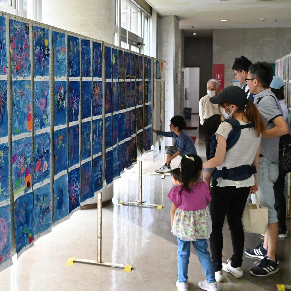 うつのみや花火大会盛り上げよう ろまんちっく村で幼児の絵画展｜地域