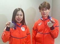 「４年後は金メダルを」