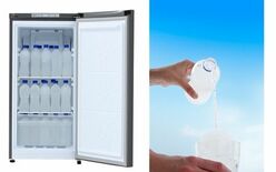 業界初！※ 冷凍・冷蔵・飲める氷を1台で！  「業務用ノンフロン冷凍庫…