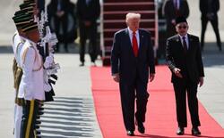 トランプ大統領、アジア外遊開始