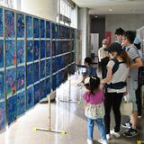 うつのみや花火大会盛り上げよう　ろまんちっく村で幼児の絵画展