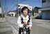 自宅があった場所付近で甲府空襲の惨状を語る入倉武津子さん＝甲府市宝２丁目（撮影・橘田俊也）