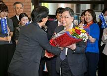 坂口さんノーベル受賞決定を報告