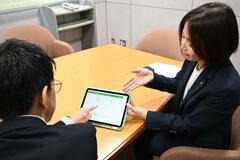 タブレットで口座開設