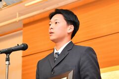 学生野球協会表彰に青藍泰斗高の佐川秀真・前主将　35年ぶり甲子園出場に貢献　卒業後の進路も判明