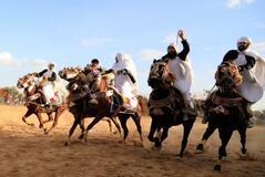 砂ぼこり巻き上げ