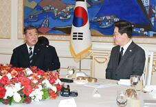 石破氏、韓国大統領と会談