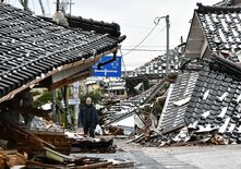 激震の被災地、爪痕深く　能登半島地震　本紙記者写真ルポ