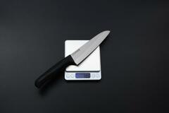 銀チタン合金の軽い包丁