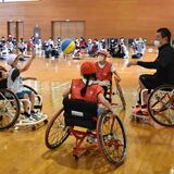 車いすバスケ元日本代表と交流　大田原の川西小