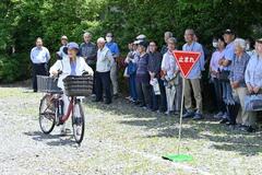 高齢者に自転車免許証