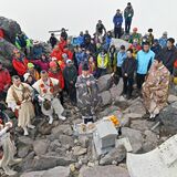 登山シーズン到来　那須岳で開山祭、山岳関係者ら50人が安全祈願