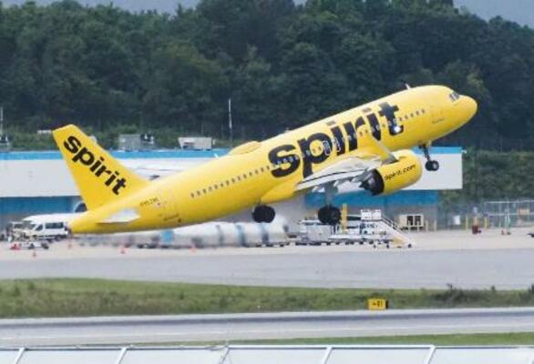 　米スピリット航空の旅客機