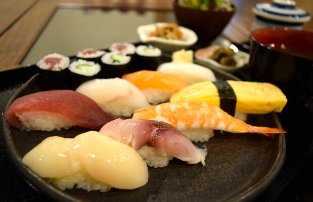 新鮮な魚が気軽に味わえる「握り寿司」