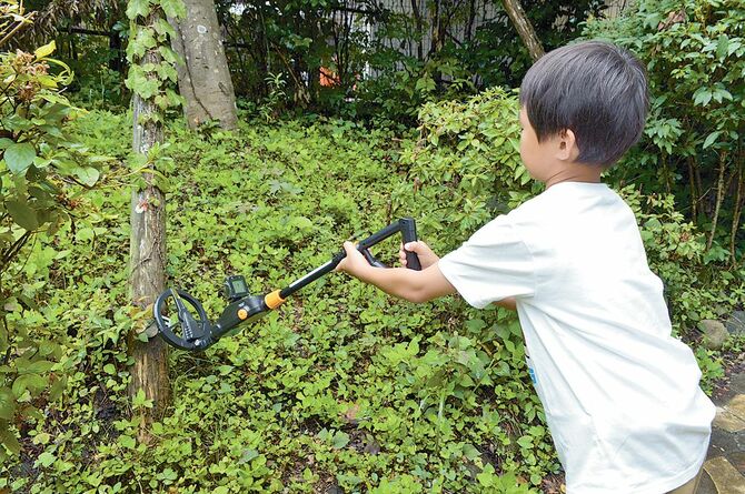 金属探知機が反応!