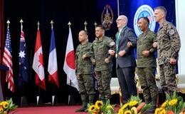 日本、米比大規模演習に本格参加