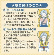 チャイルドシート　「子どもを抱っこ」は危険