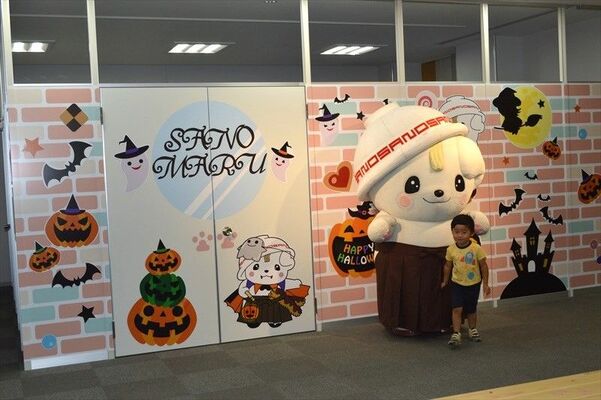 前回のワークショップで考案された１０月の壁面デザイン