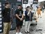 イベントで報道陣に意気込みを語る相良さん（右）＝17日午後、東京都内