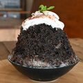 氷ふんわり、甘さ控えめ かき氷(チョコレート) 咲乃家(佐野)