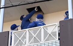 火災通報前に「ガシャン」と物音