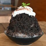 氷ふんわり、甘さ控えめ　かき氷（チョコレート）　咲乃家（佐野）