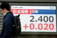 長期金利、一時2・400%