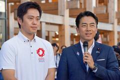 小泉農相と吉村知事、万博で蜜月