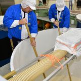 大田原・天鷹酒造 新米での仕込み本格化 「満足できる日本酒を」