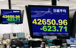 東証、午前終値４万２７２６円