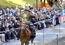 日光東照宮で流鏑馬神事
