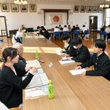 真岡高生200人、市職員に直球質問 「イチゴＰＲ」「防災」…　市の課題…