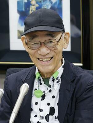 　旭日中綬章の受章が決まり、喜びを語る富野由悠季監督＝２０２６年４月、東京都杉並区
