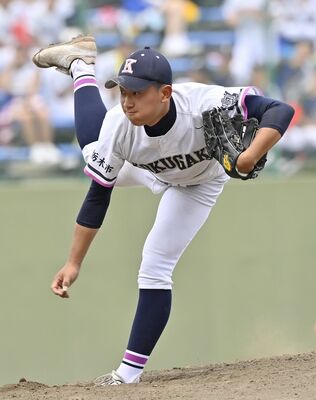 投手陣の柱を担う国学栃木の鶴見