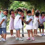 元気いっぱい踊れた！　市貝の道の駅で園児が歌とダンス披露