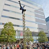 宇都宮の「はしご乗り」 宮まつりで見納めに　会員減少、経費もかさみ「時代の流れ」