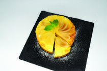 梨のチーズケーキ手頃な材料で作る季節のデザート