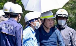 福島・磐越道バス事故で実況見分