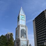 宇都宮市役所前のからくり時計　震災で故障、なぜそのまま？　かつては小窓が開き音楽も