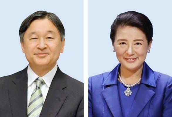 　天皇陛下、皇后さま